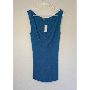 Ann Taylor NWT sleeveless low cowlneck top size medium